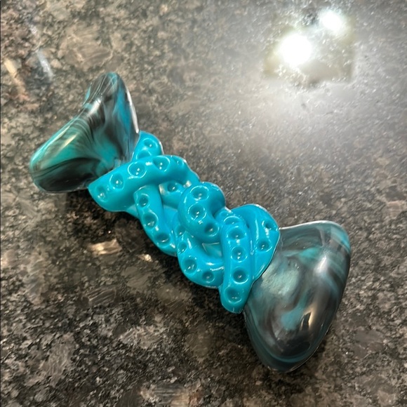 Dog Chew Toy Aqua “Chain Bone” Dog Chew Level 4 Medium to Large Dogs NWT - Picture 7 of 9